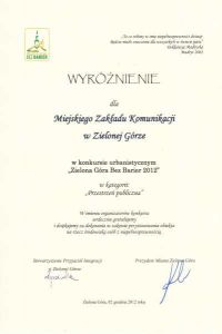 Zielona Góra bez barier 2012