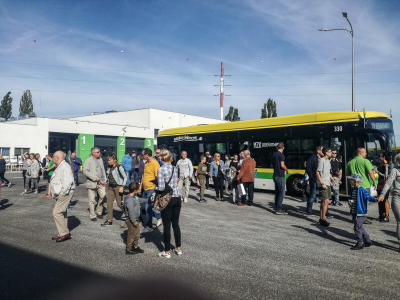 Dzień otwarty na terenie Zajezdni.