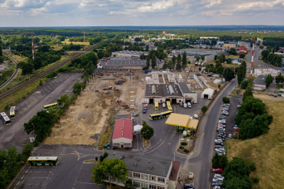 Wykonanie dokumentacji fotograficznej rozbudowy Zajezdni MZK