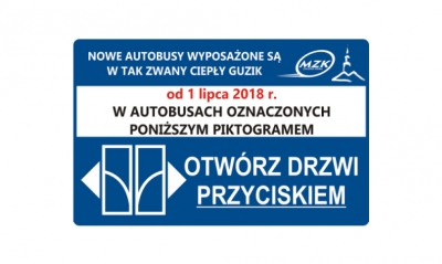 Plakat Ciepły guzik