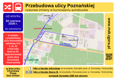 Objazd ul. Poznańskiej